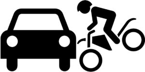 Ha a kerékpár balesetet a biciklis okozza, neki kell megtérítenie a kárt. Léteznek olyan biztosítások, melyek kifizetik a kerékpáros által okozott károkat is.